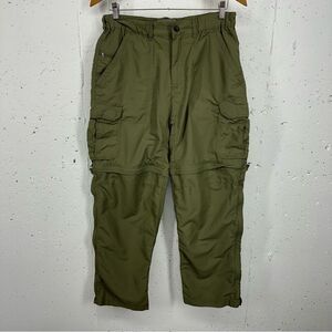 REI Men's size Large Olive Cargo Zip Off Hiking Shorts/ Pants
